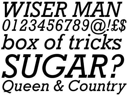 Rockwell&reg; WGL Italic