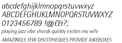 Rotis&trade; Semi Sans 46 Light Italic