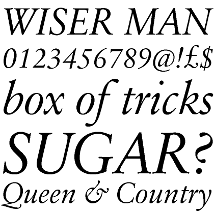 Sabon&reg; Next Display Italic