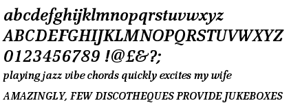 Scherzo Std Demi Italic