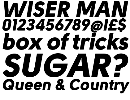 Solomon Sans Black Italic