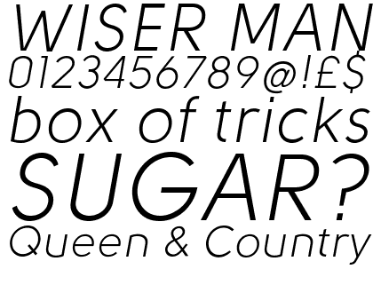 Solomon Sans Book Italic