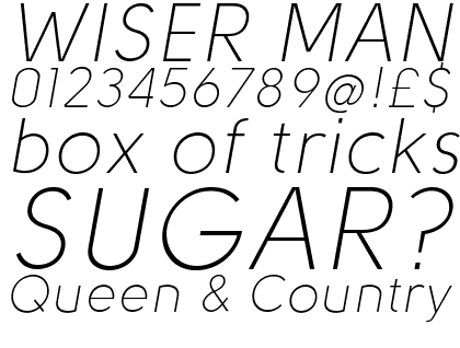 Solomon Sans Light Italic