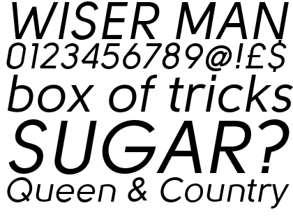 Solomon Sans Normal Italic