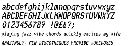 Telidon Ink Heavy Italic