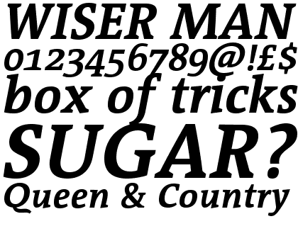 TheAntiqua Sun Bold Italic