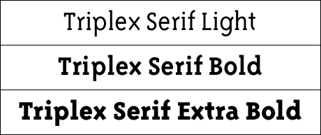 Triplex Serif