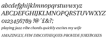 Utopia&trade; Expert Italic Package