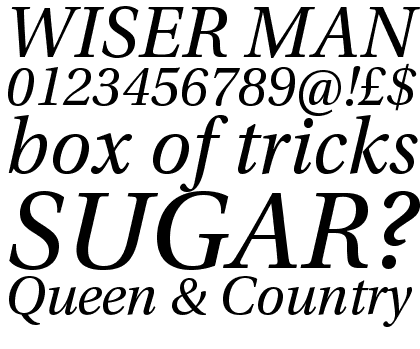 Utopia&trade; Italic