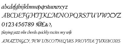 Weiss Antiqua URW Italic