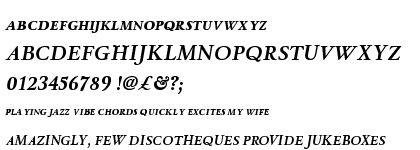 Winthorpe Bold Italic SC
